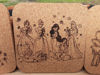 Picture of 4 Pack 4 inch (101mm) Square Cork Premium Coasters